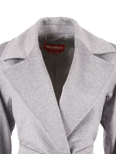 Max Mara Studio 卡波托·德拉文纳 In Gray