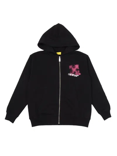 Off-white Arrowspray Sweatshirt In Black