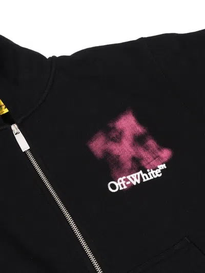 Off-white Arrowspray Sweatshirt In Black