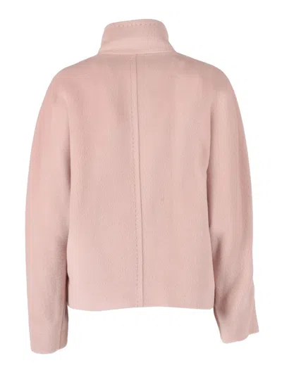 Max Mara Studio Giaccone Caladio In Pink