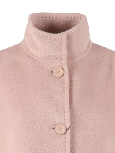 Max Mara Studio Giaccone Caladio In Pink