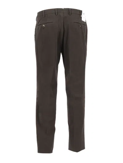 Pt01 Slim, Flat Front, Diagonal Pockets, Unfinished In Black