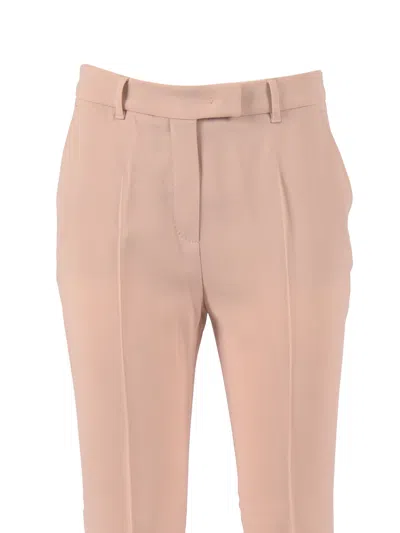 Max Mara Studio Pantalone Lungo Jerta In Red