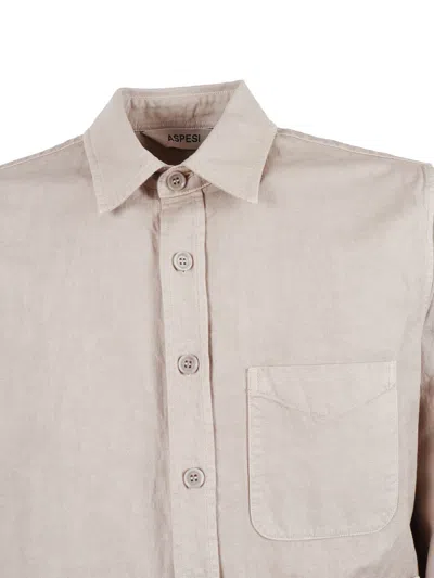 Aspesi Camicia Uomo In Neutral