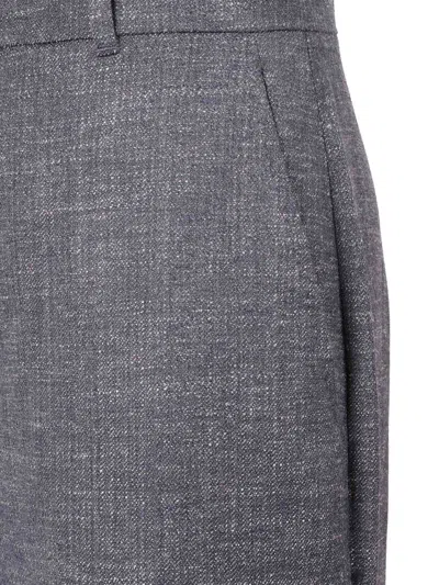 Max Mara Studio Pantalone Lungo Eziana In Gray