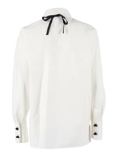 Max Mara Studio 卡米西亚卷 In White