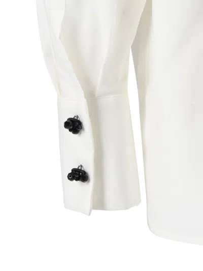 Max Mara Studio 卡米西亚卷 In White