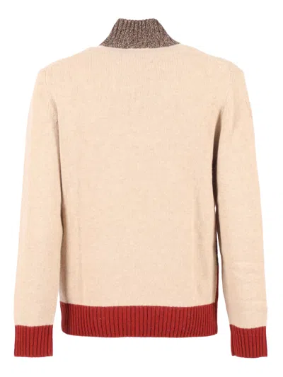 Ballantyne T Neck Pullover Button In Multi