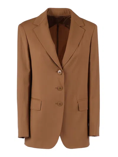 Max Mara Studio Giacca Nice In Brown