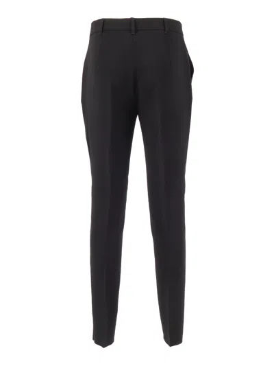 Max Mara Studio Pantalone Lungo Jerta In Red
