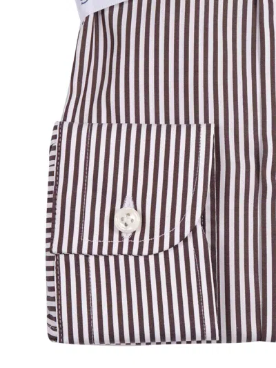 Sonrisa Camicia Uomo In Brown