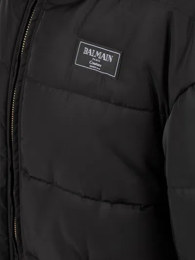 Balmain Puffer In Black