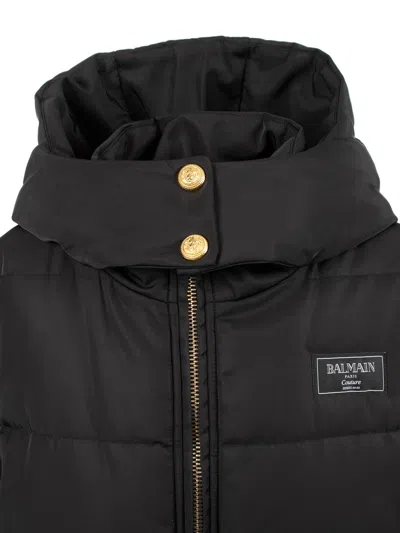 Balmain Puffer In Black