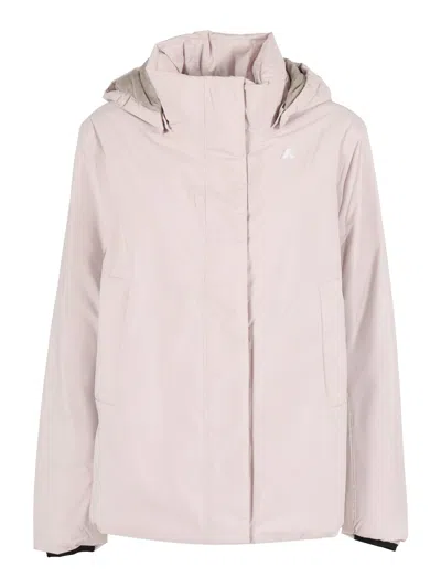 K-way Marlette Soft Touch Marmotta Down Jacket In Neutral