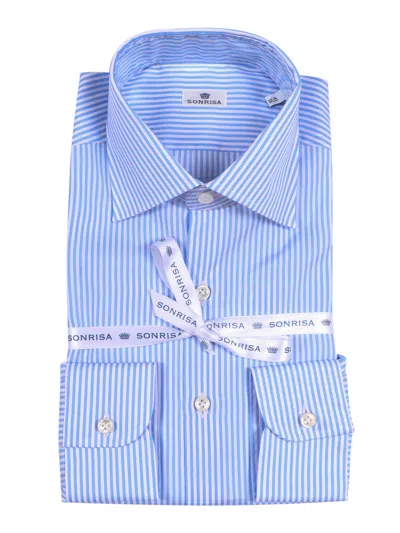 Sonrisa Camicia Uomo In Blue