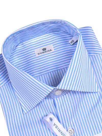Sonrisa Camicia Uomo In Blue