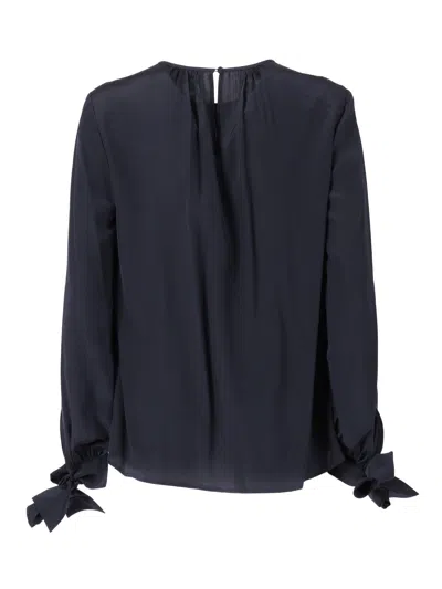 Max Mara Studio Camicia Edotto In Blue