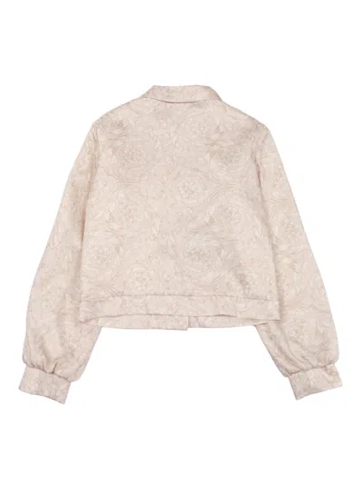 Versace Informal Jacket In Neutral