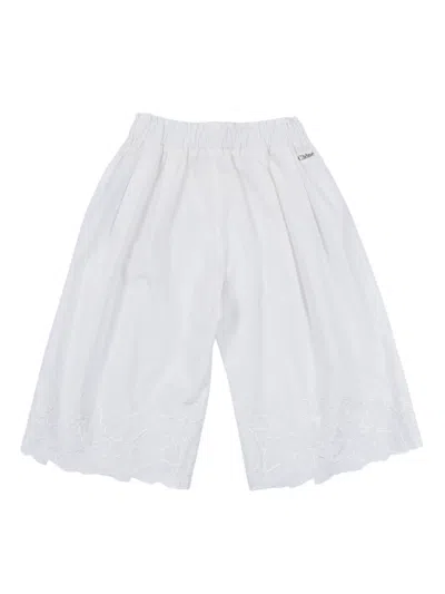 Chloé Chloe' Pantalone In White