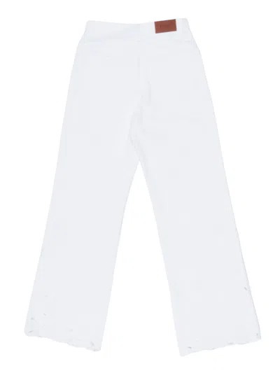 Chloé Chloe' Pantalone In White