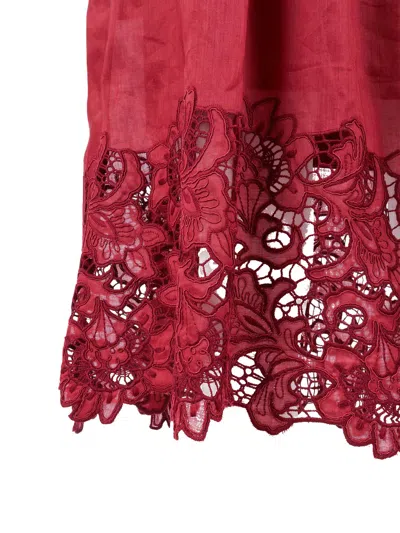 Max Mara Studio Abito + 1 Pezzo Mela In Red