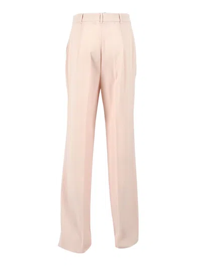 Max Mara Studio Pantalone Lungo Quasar In Red