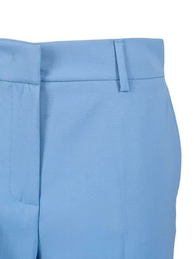 Max Mara Studio Pantalone Lungo Quasar In Blue