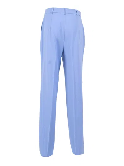 Max Mara Studio Pantalone Lungo Quasar In Blue