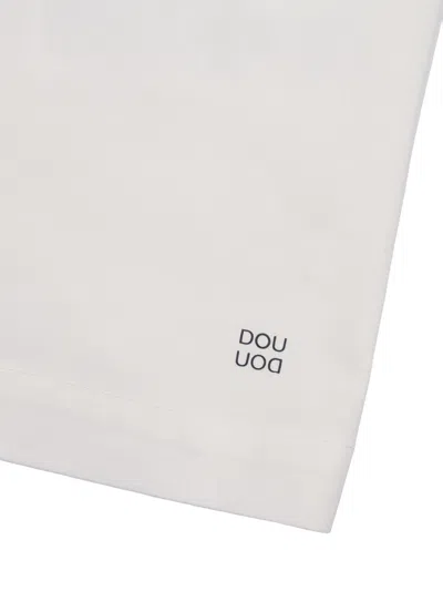 Dou Uod 梭织连衣裙 In White