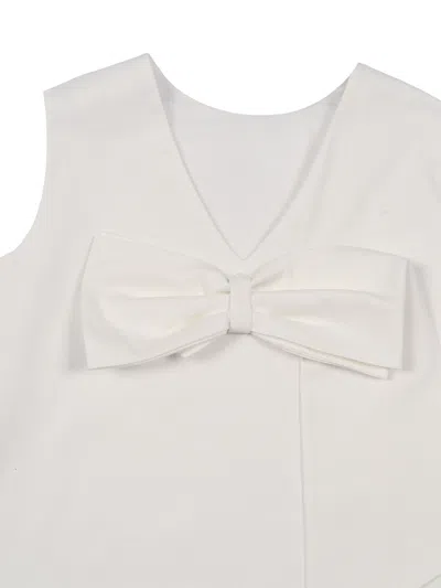 Dou Uod 梭织连衣裙 In White