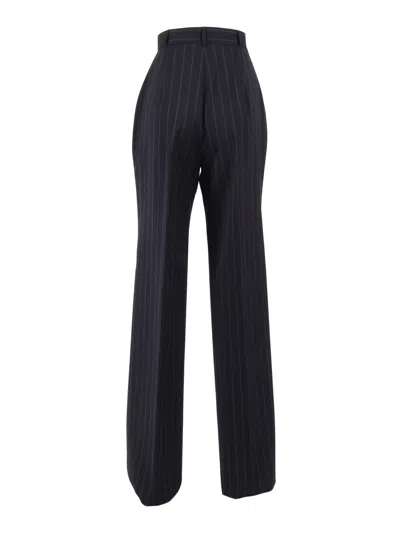 Max Mara Studio Pantalone Lungo Enfasi In Blue