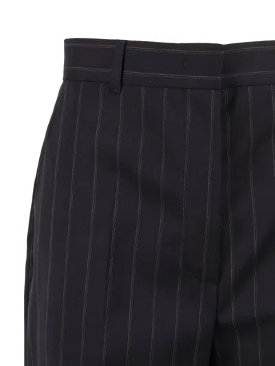 Max Mara Studio Pantalone Lungo Enfasi In Blue