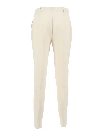 Max Mara Studio Pantalone Lungo Jerta In Neutral