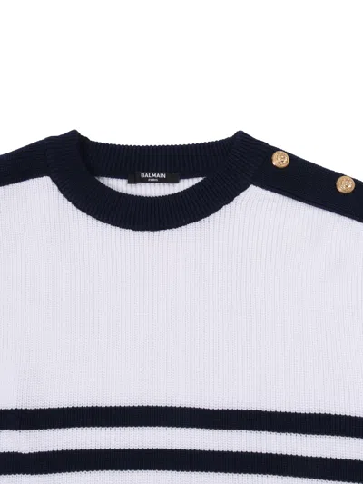 Balmain Knit Jumper In Multi