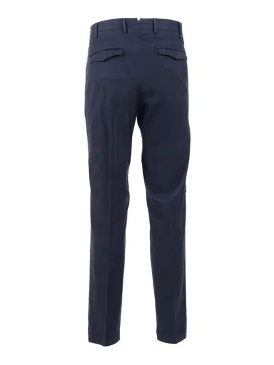 Pt01 Master, Flat Front, Diagonal Pockets, Flap Back Pockets, Finished B. In Blue