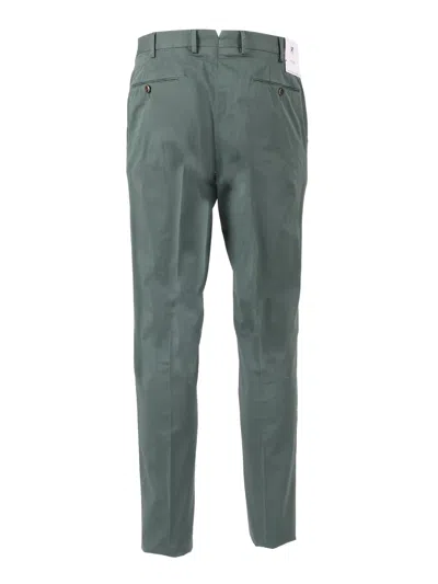 Pt01 Slim, Flat Front, Diagonal Pockets In Green