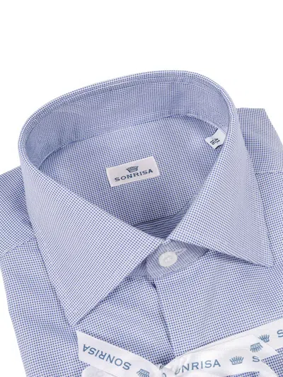 Sonrisa Camicia Uomo In Blue