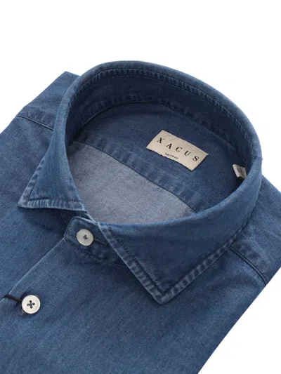 Xacus Camicia In Blue