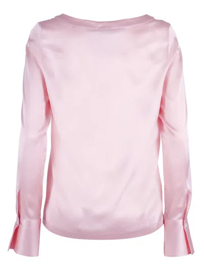 Mazzarelli Camicie Camicia Mod。安吉b In Pink