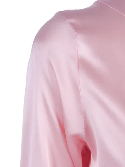 Mazzarelli Camicie Camicia Mod。安吉b In Pink