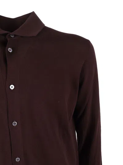 Phi Fdl Camicia ml In Burgundy