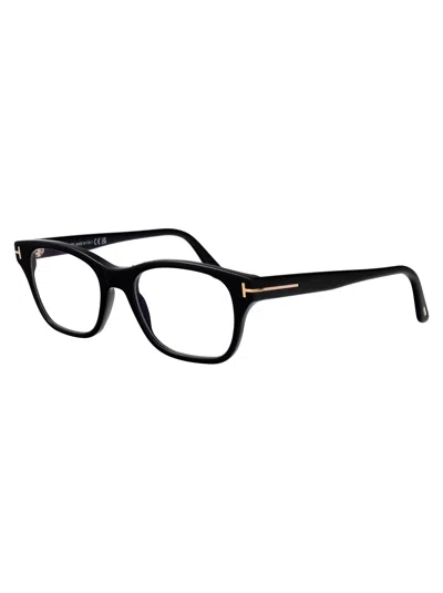Tom Ford Squared Optical Ft6120 B 052 In Black