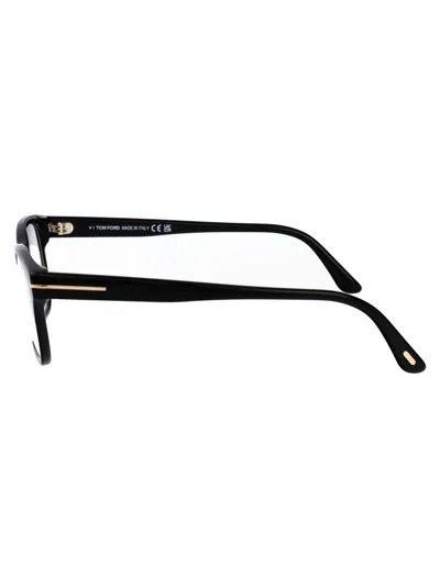 Tom Ford Squared Optical Ft6120 B 052 In Black
