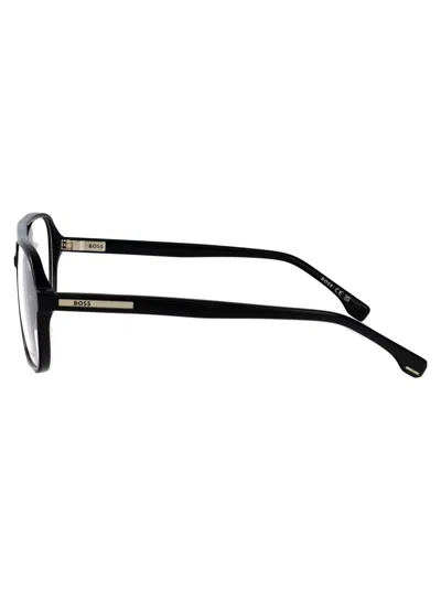 Hugo Boss Black Acetate Glasses In Black