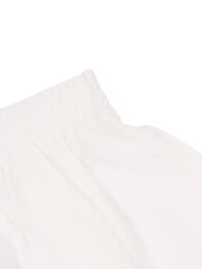 Magil 粘胶绉纱长裤 In White