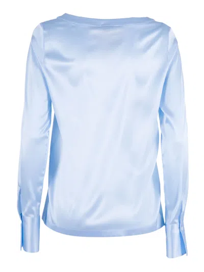 Mazzarelli Camicie Camicia Mod。安吉b In Blue