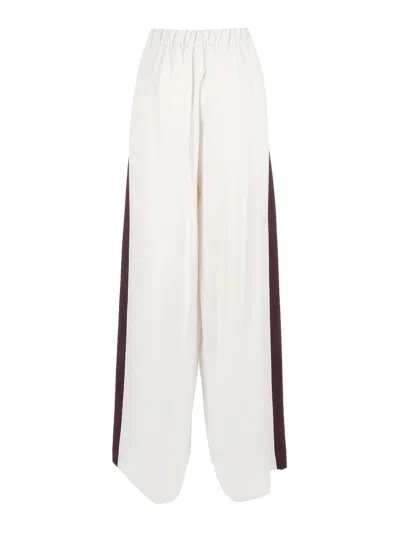 P.a.r.o.s.h . Pantalone Bicolore In White