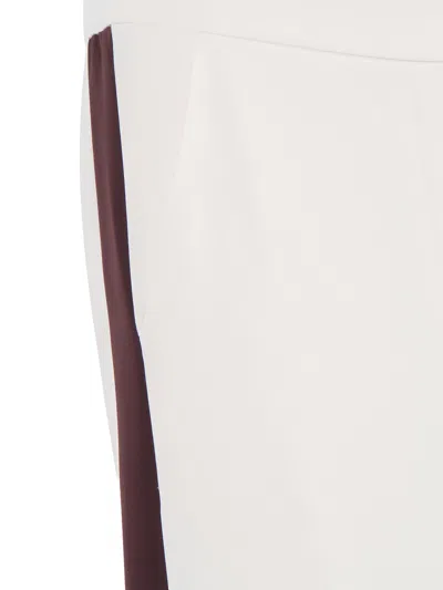 P.a.r.o.s.h . Pantalone Bicolore In White