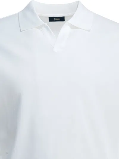 Herno Polo In Cotone In White