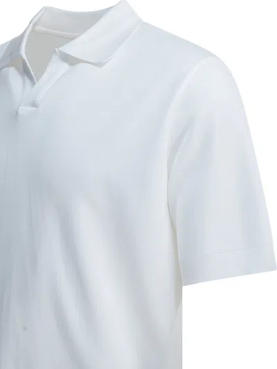 Herno Polo In Cotone In White
